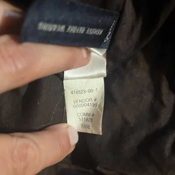 Banana Republic BR Leather Bomber Jacket Brown Size L - Picture 12 of 13